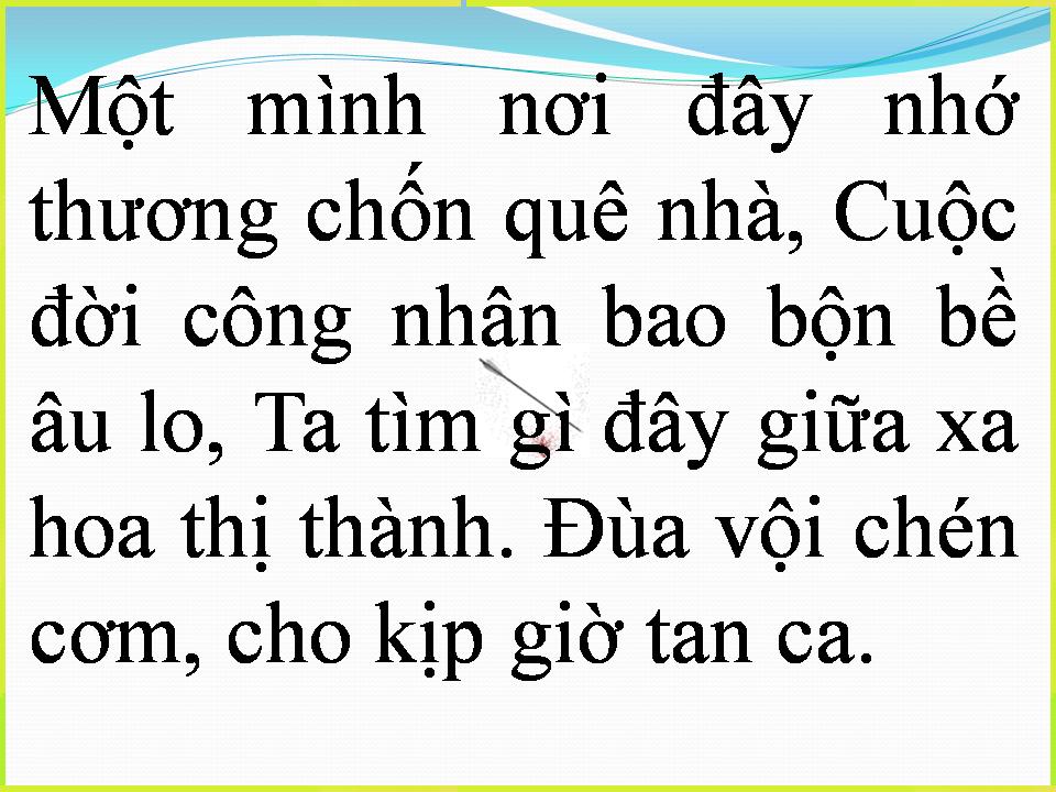 Lời bài hát NỖI LÒNG XA XỨ