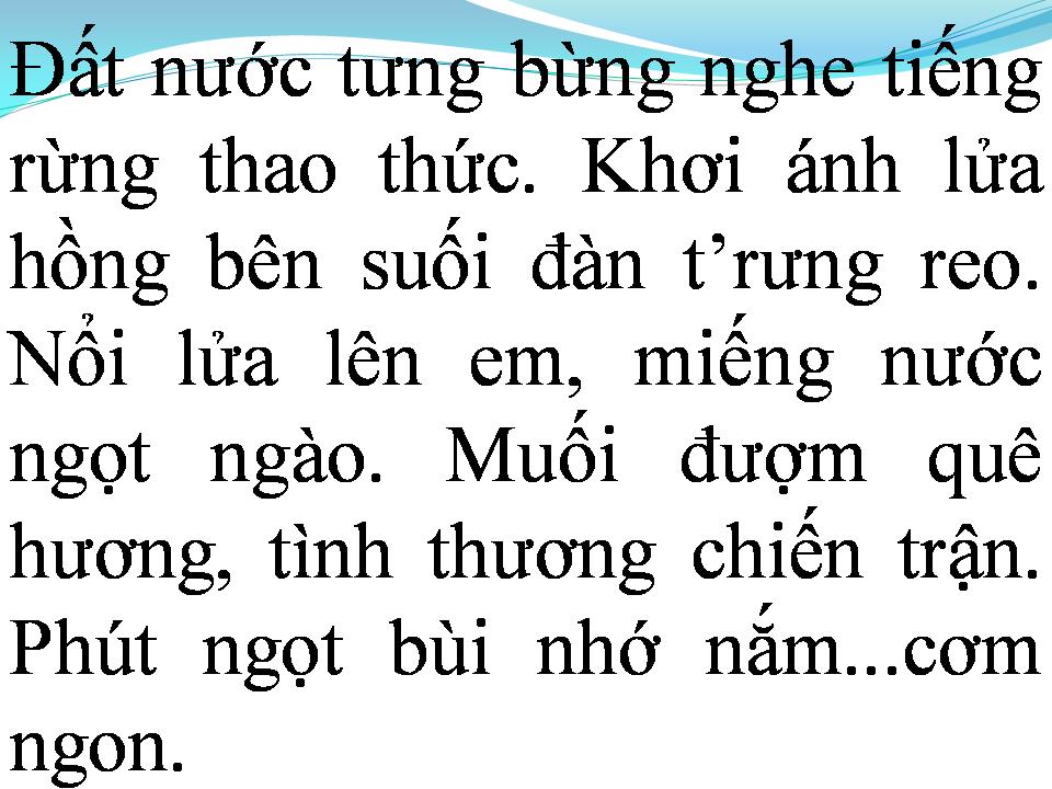 Lời bài hát NỔI LỬA LÊN EM