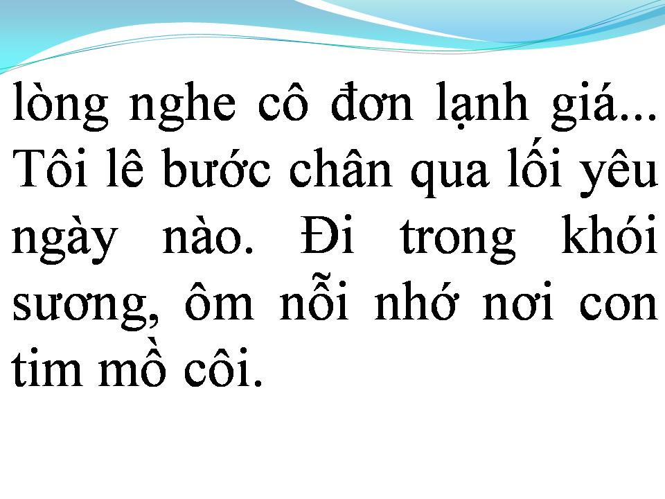 Lời bài hát NỖI NHỚ