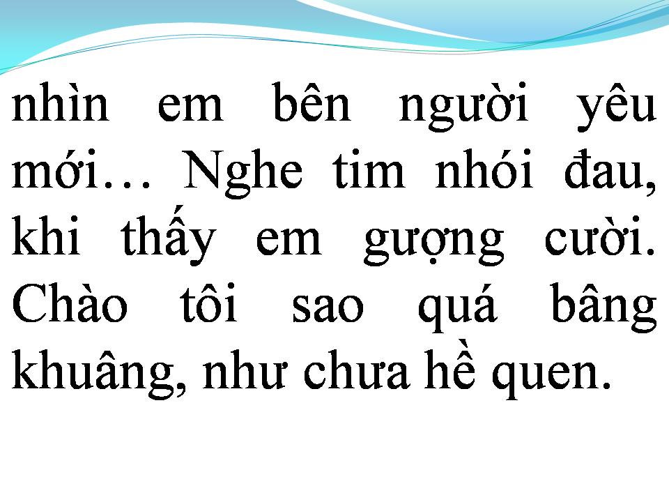 Lời bài hát NỖI NHỚ