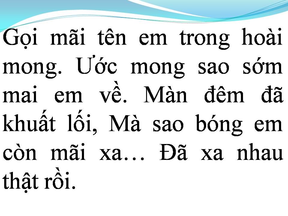 Lời bài hát NỖI NHỚ MANG TÊN EM