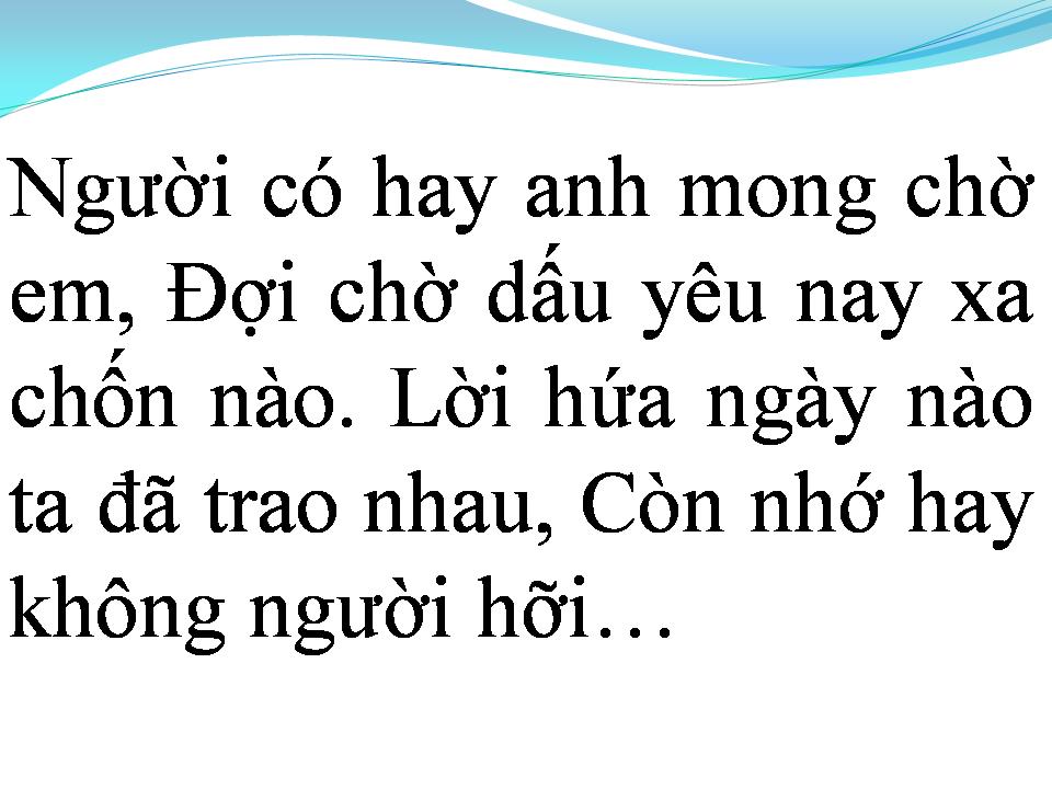 Lời bài hát NỖI NHỚ MANG TÊN EM