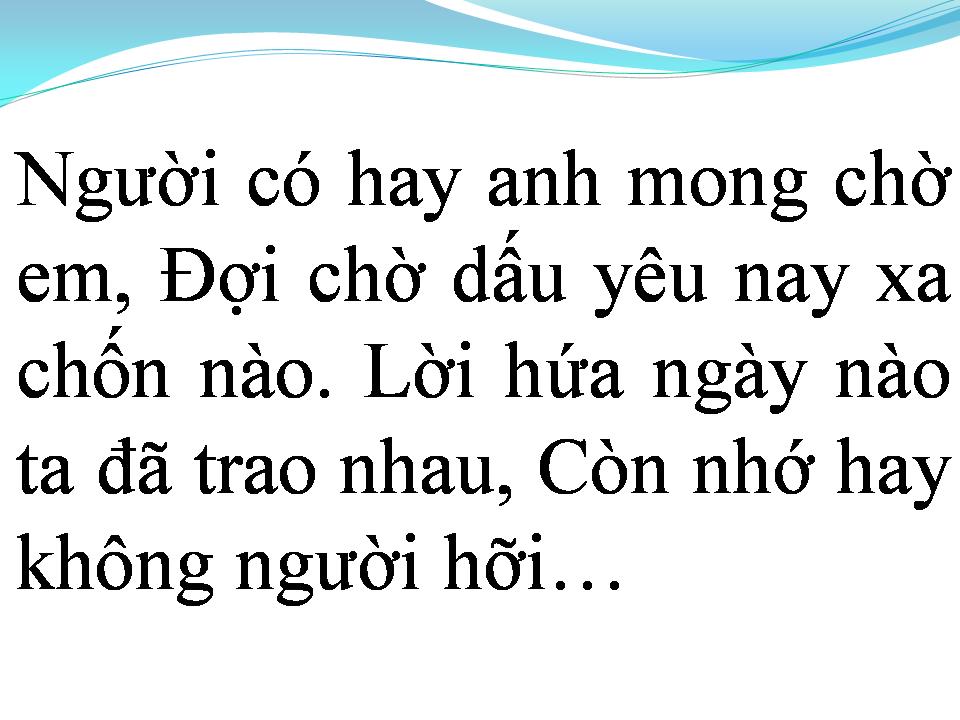 Lời bài hát NỖI NHỚ MANG TÊN EM