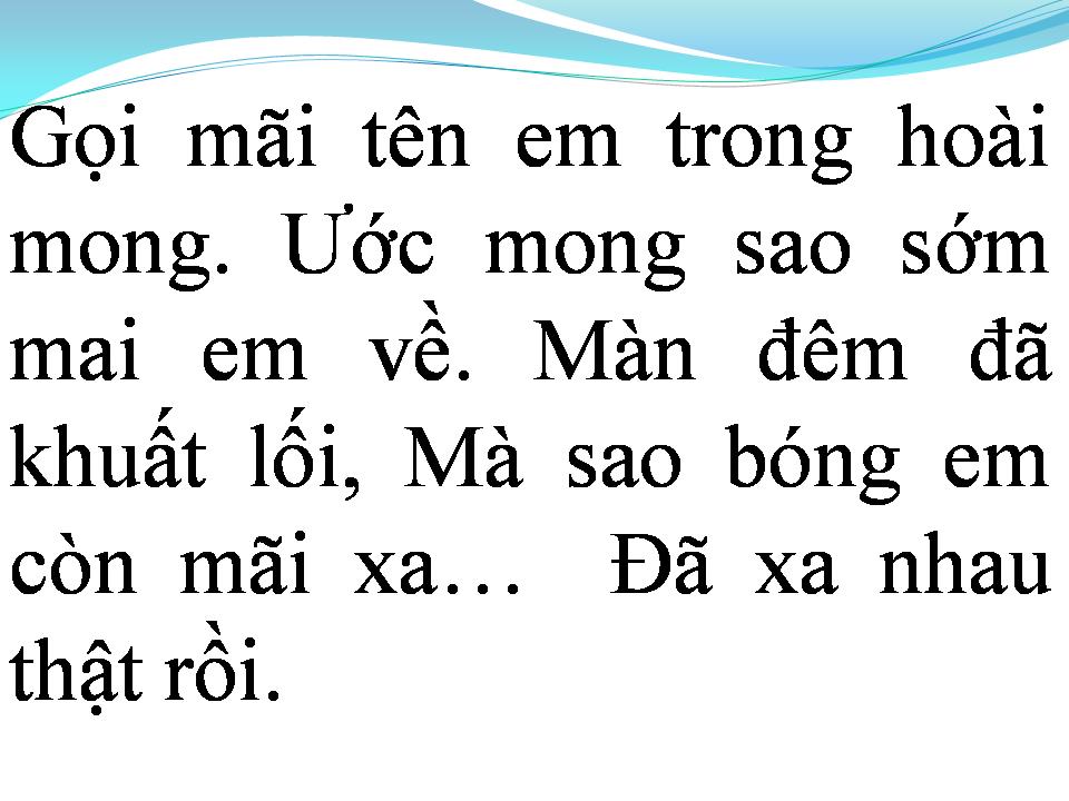 Lời bài hát NỖI NHỚ MANG TÊN EM