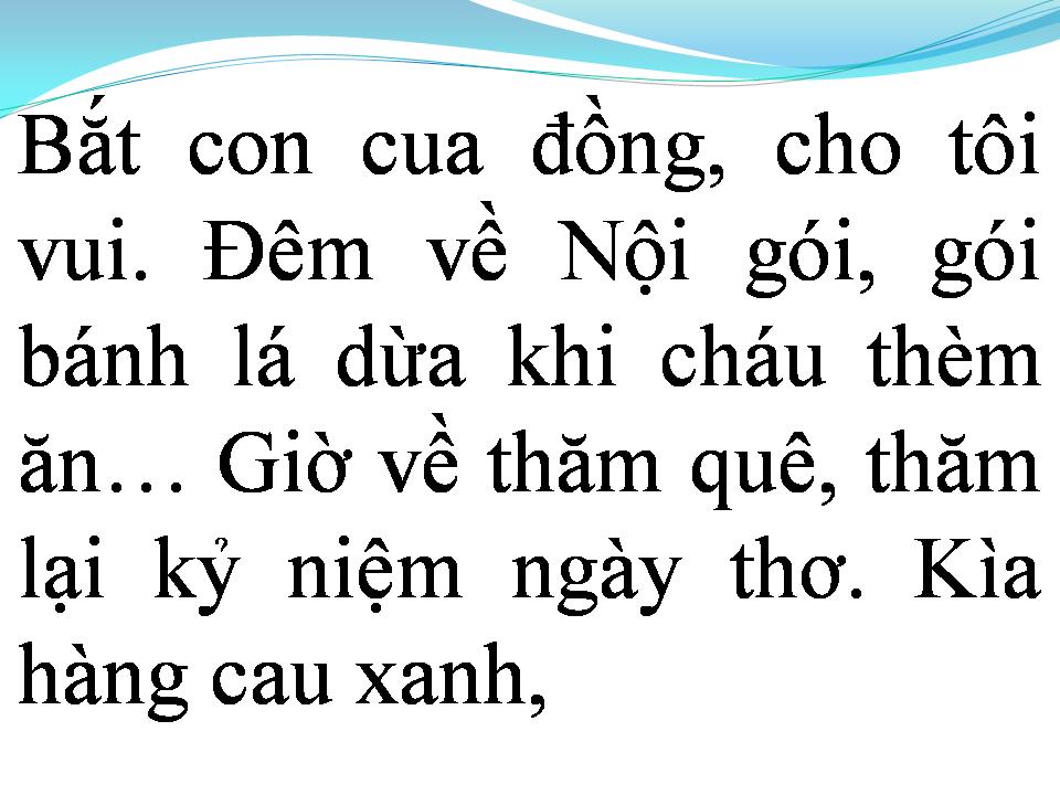 Lời bài hát NỘI TÔI