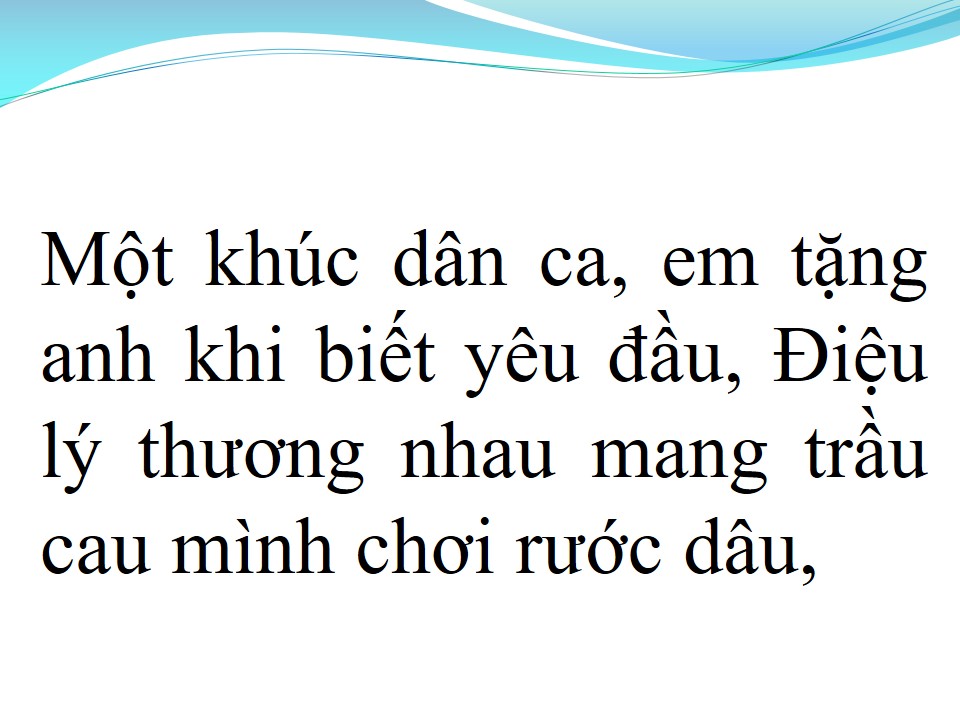 Lời bài hát NỢ EM MỘT KHÚC DÂN CA