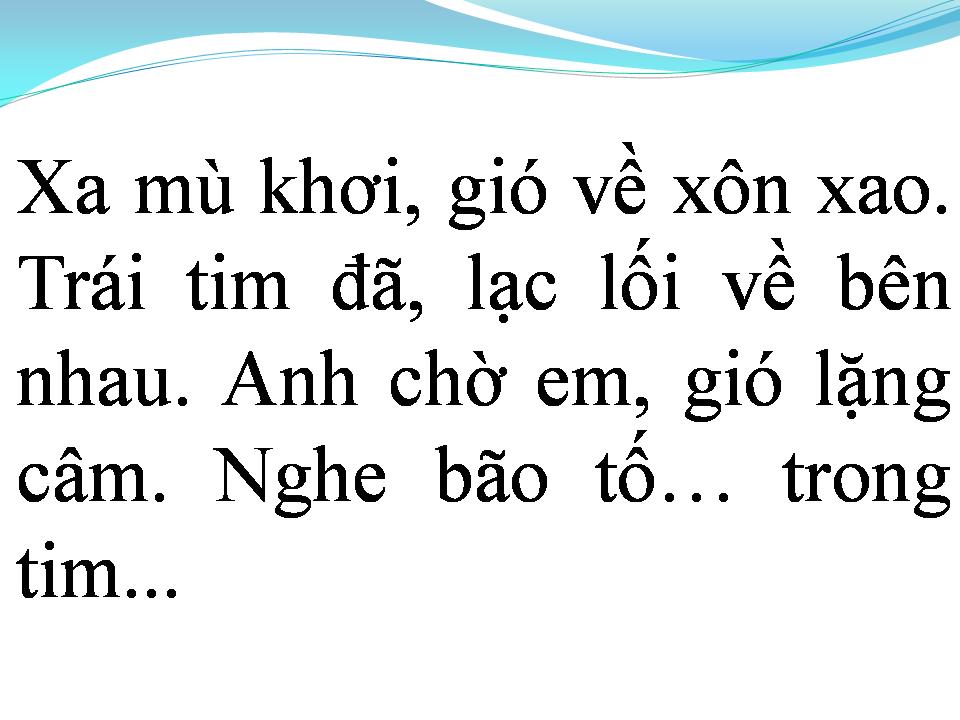Lời bài hát NƠI ẤY BÌNH YÊN