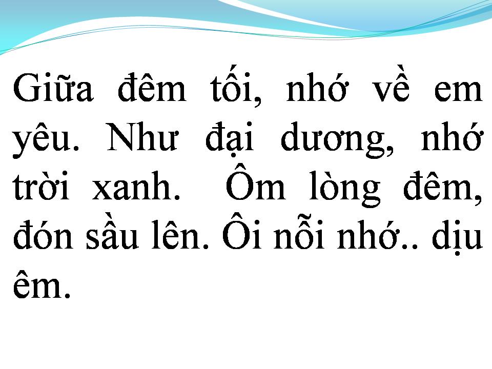 Lời bài hát NƠI ẤY BÌNH YÊN
