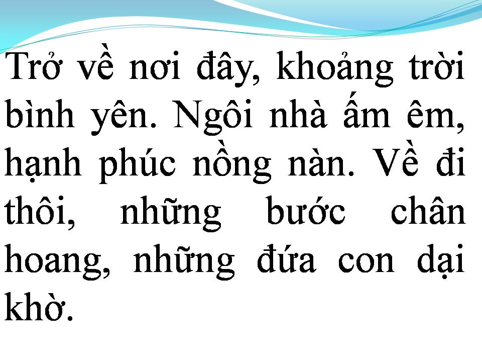 Lời bài hát NƠI DÒNG SÔNG ẤU THƠ