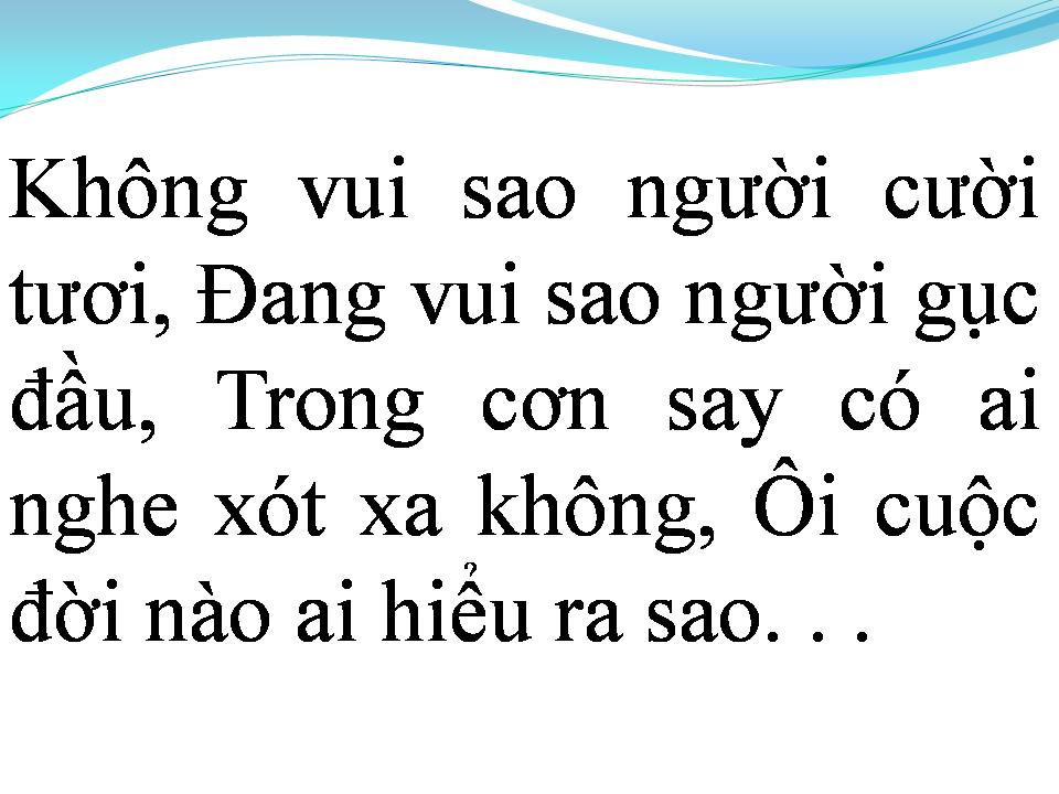 Lời bài hát NỤ CƯỜI CHUA CAY