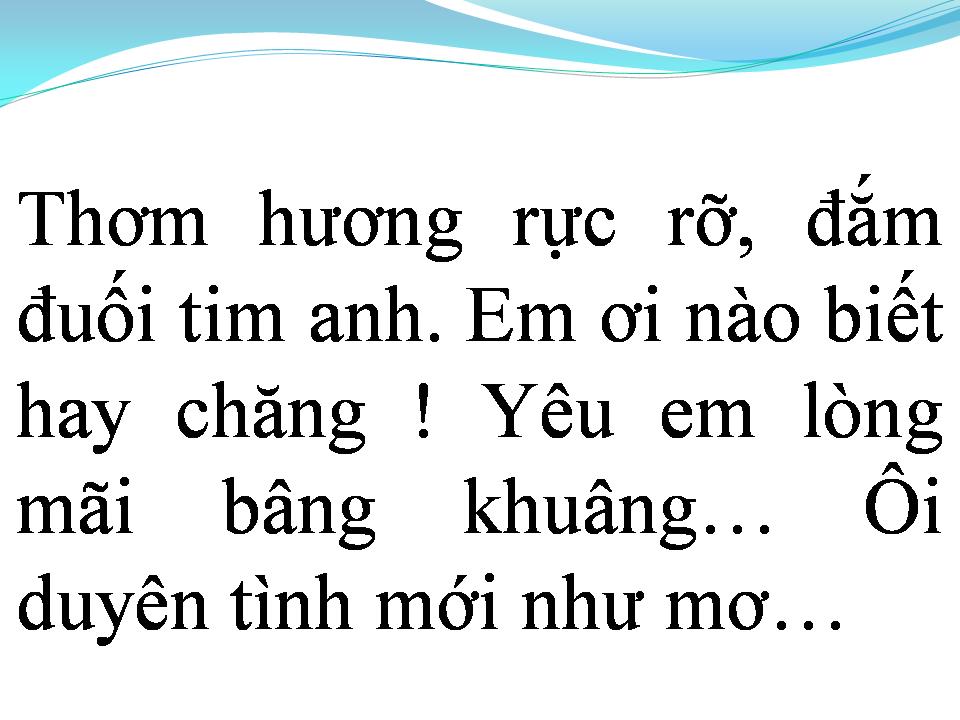 Lời bài hát NỤ HOA THẦN TIÊN