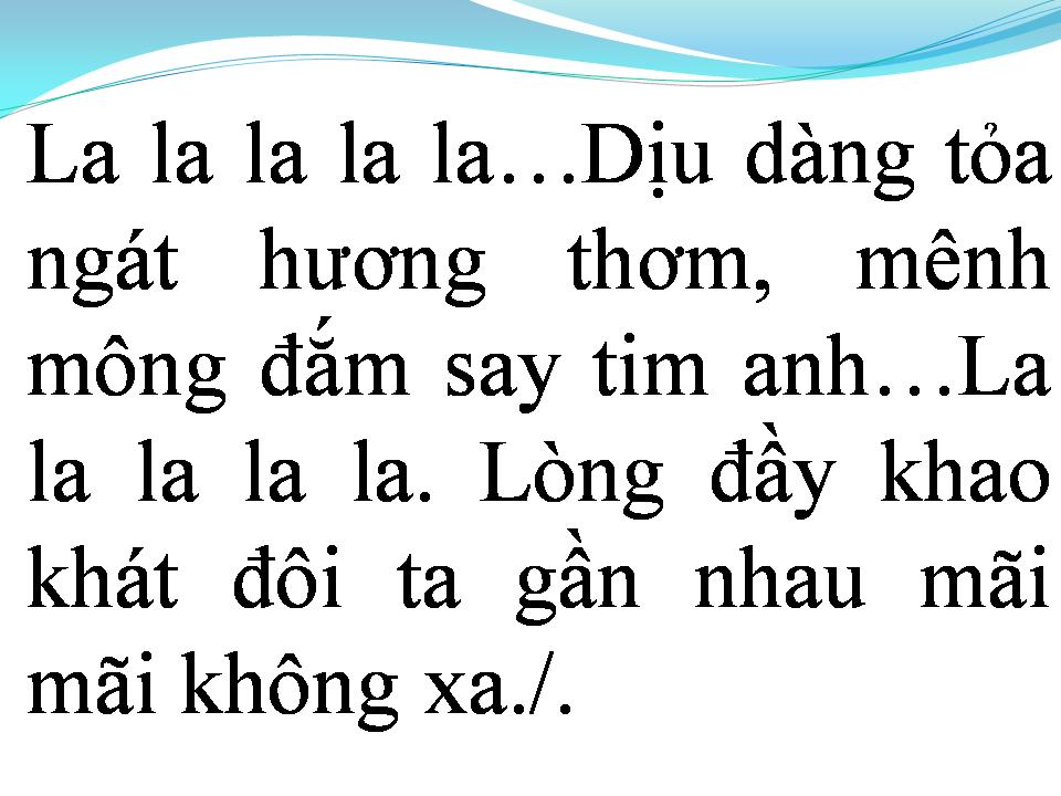 Lời bài hát NỤ HOA THẦN TIÊN