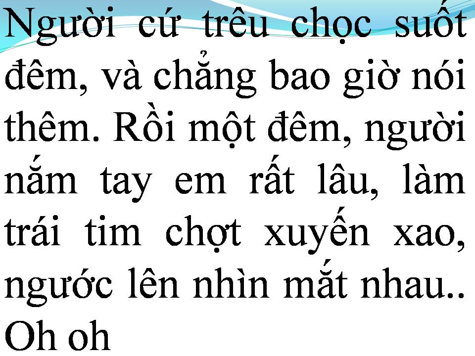 Lời bài hát NỤ HÔN BẤT NGỜ