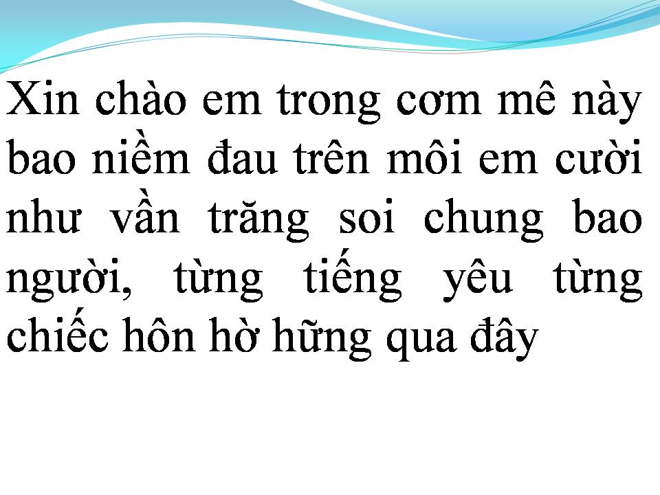 Lời bài hát NỤ HÔN HỜ HỮNG