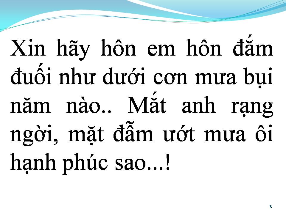 Lời bài hát NỤ HÔN VĨNH BIỆT