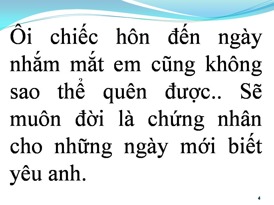 Lời bài hát NỤ HÔN VĨNH BIỆT