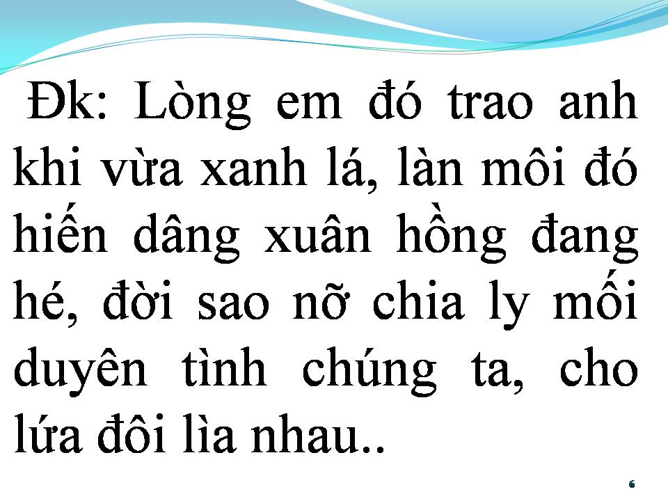 Lời bài hát NỤ HÔN VĨNH BIỆT