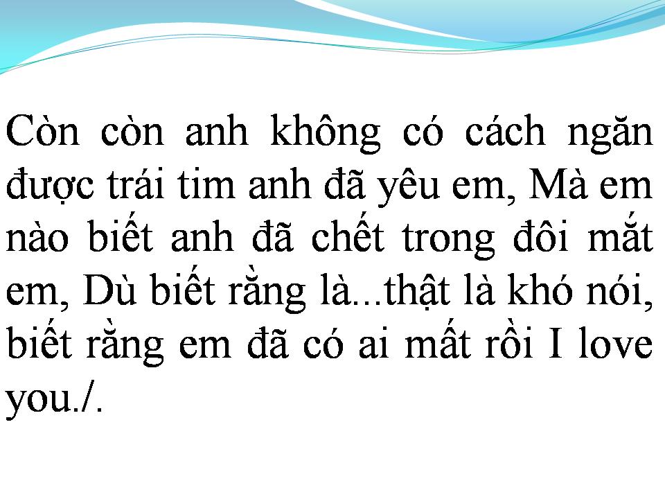 Lời bài hát NỤ HÔN XA VỜI