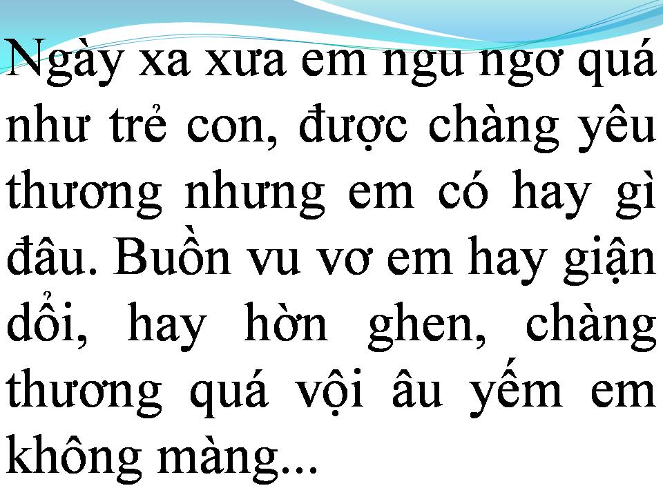 Lời bài hát NUỐI TIẾC