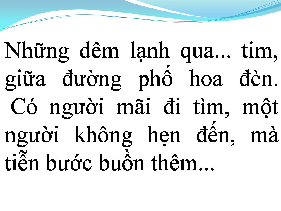 Lời bài hát NỬA ĐÊM NGOÀI PHỐ