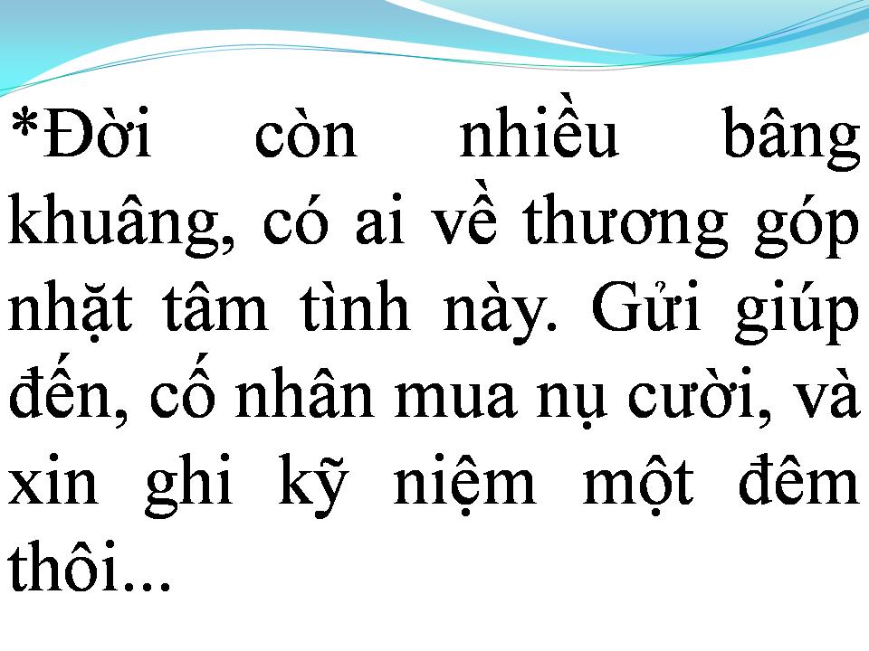 Lời bài hát NỬA ĐÊM NGOÀI PHỐ