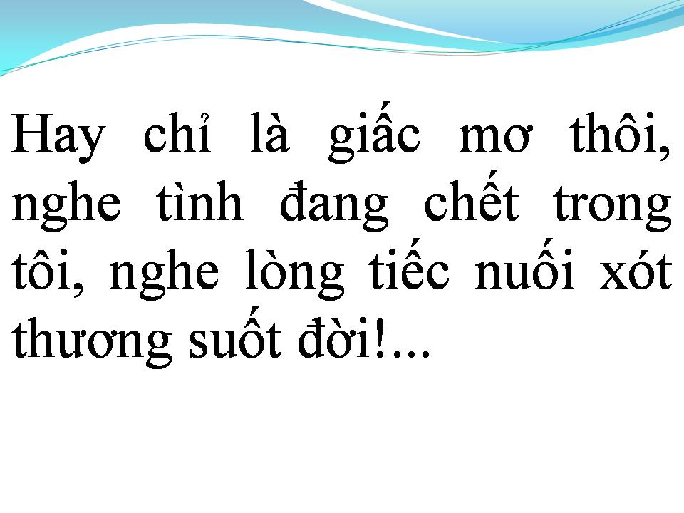 Lời bài hát NỬA HỒN THƯƠNG ĐAU