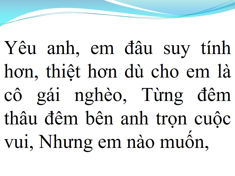 Lời bài hát NỬA TRÁI TIM TỘI NGHIỆP