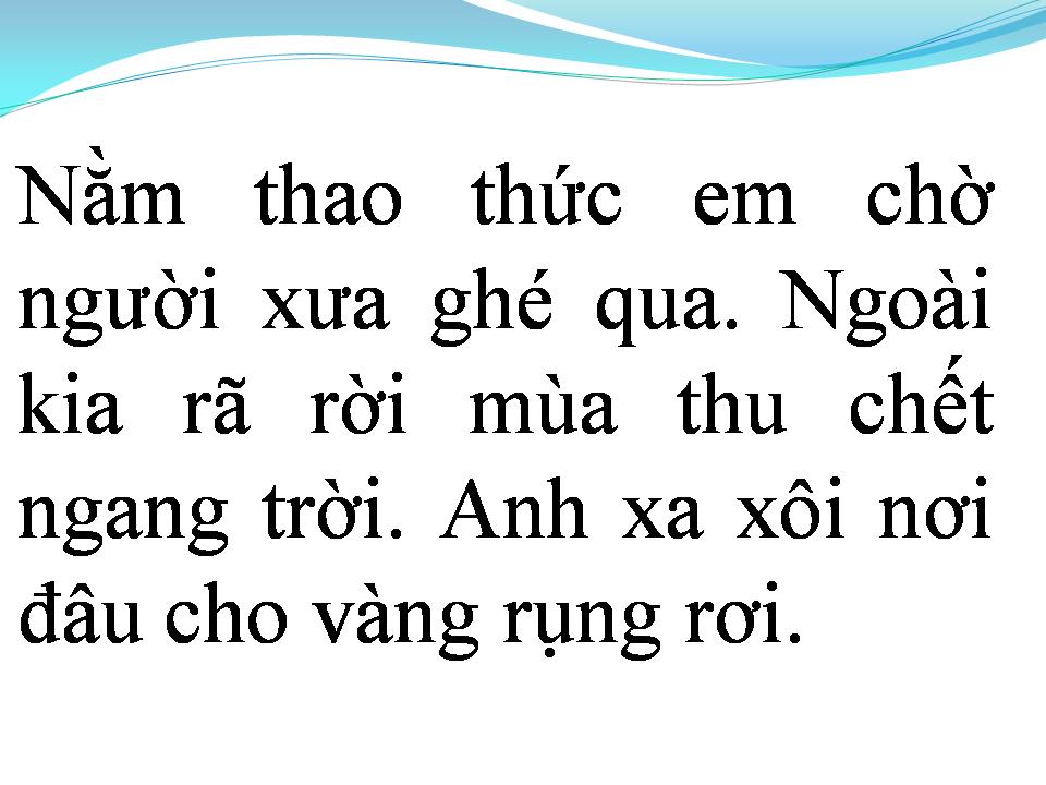 Lời bài hát NƯỚC MẮT NGƯỜI THIẾU NỮ