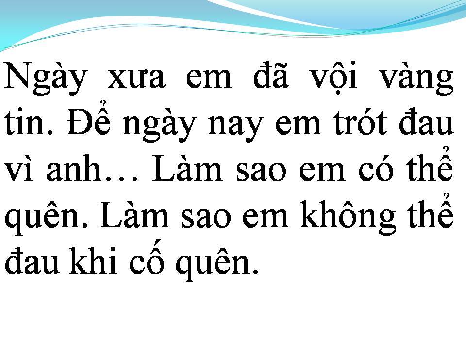 Lời bài hát NGÃ BA TÌNH