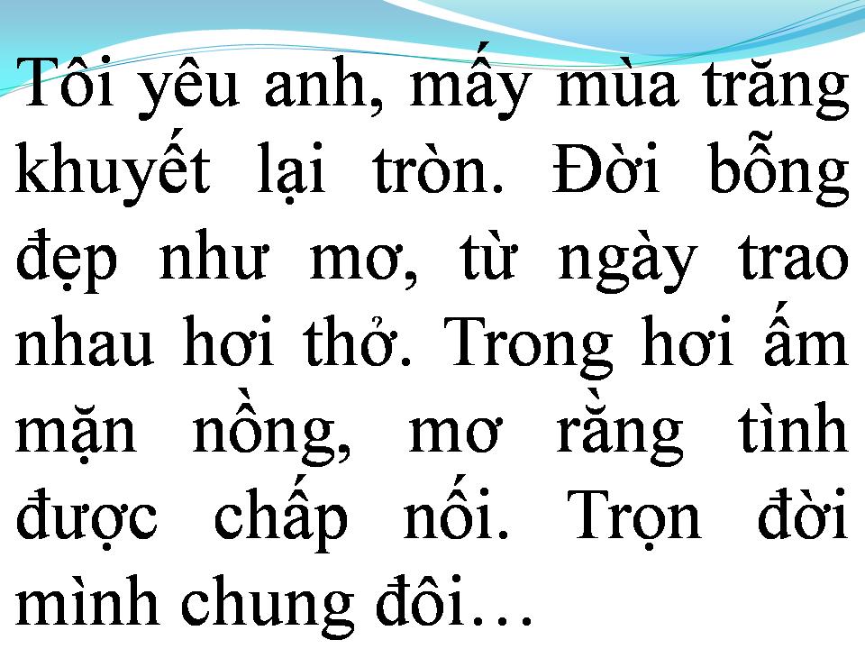 Lời bài hát NGÀN NĂM TÌNH VẪN ĐẸP