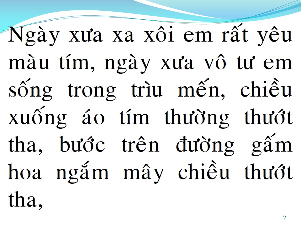 Lời bài hát NGÀN THU ÁO TÍM