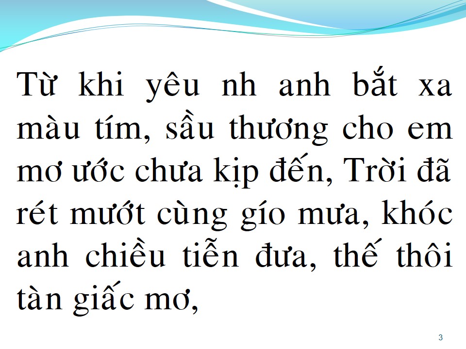 Lời bài hát NGÀN THU ÁO TÍM