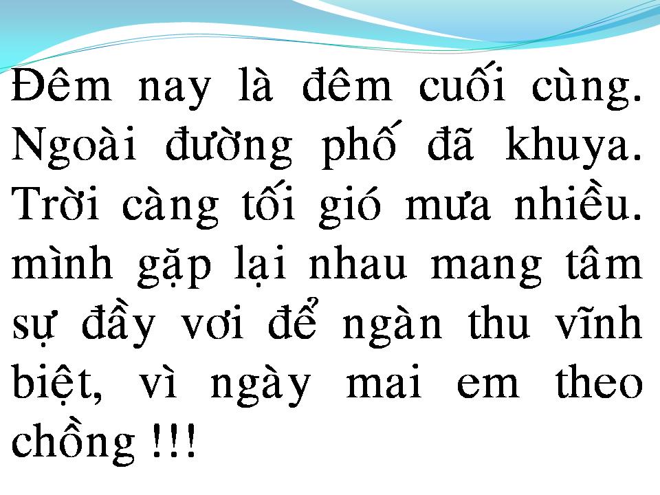 Lời bài hát NGÀN THU VĨNH BIỆT