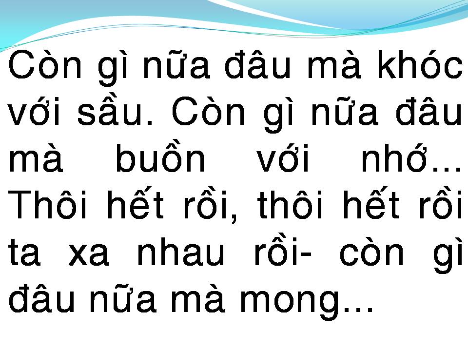Lời bài hát NGÀY BUỒN