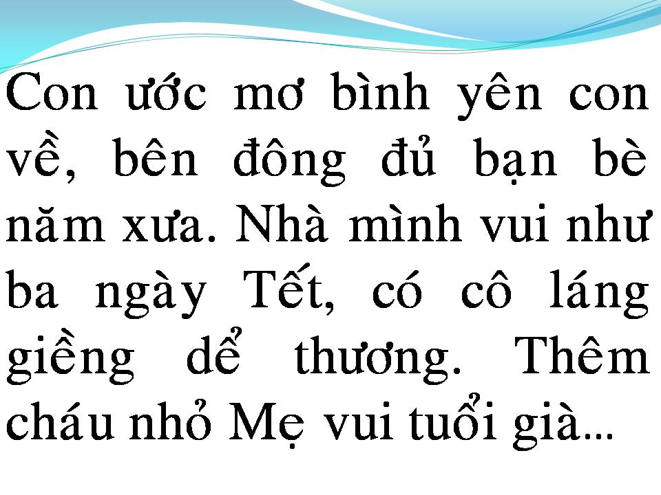 Lời bài hát NGÀY CON VỀ