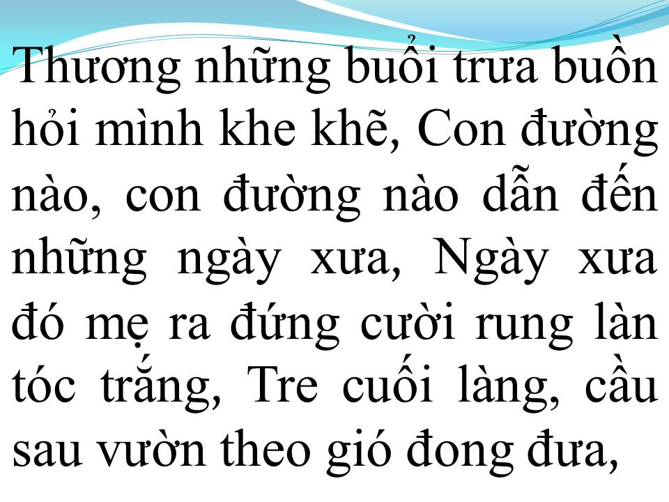 Lời bài hát NGÀY ĐÁ ĐƠM BÔNG