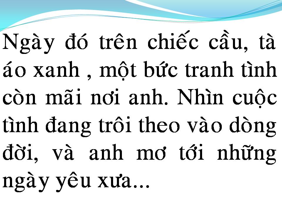 Lời bài hát NGÀY ĐÓ