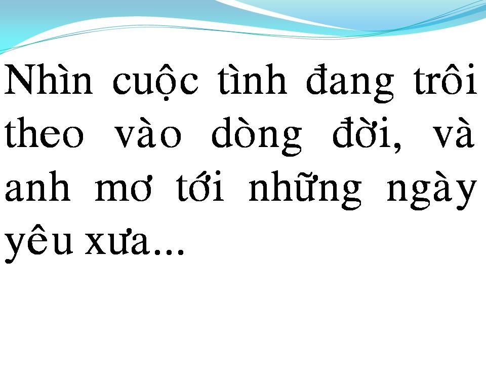 Lời bài hát NGÀY ĐÓ