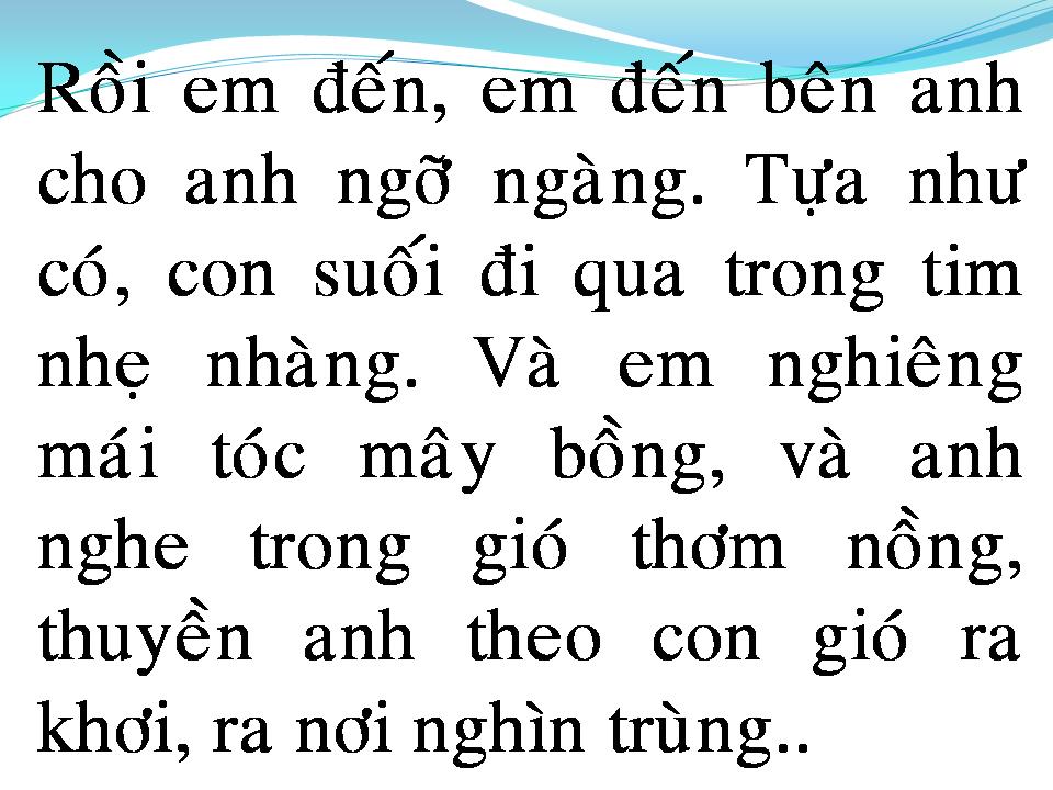 Lời bài hát NGÀY EM ĐẾN