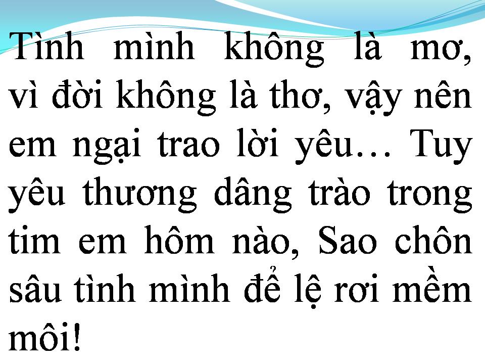 Lời bài hát NGÀY KHÔNG BÌNH YÊN