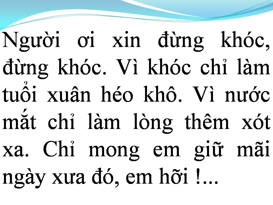 Lời bài hát NGÀY KHÔNG BÌNH YÊN