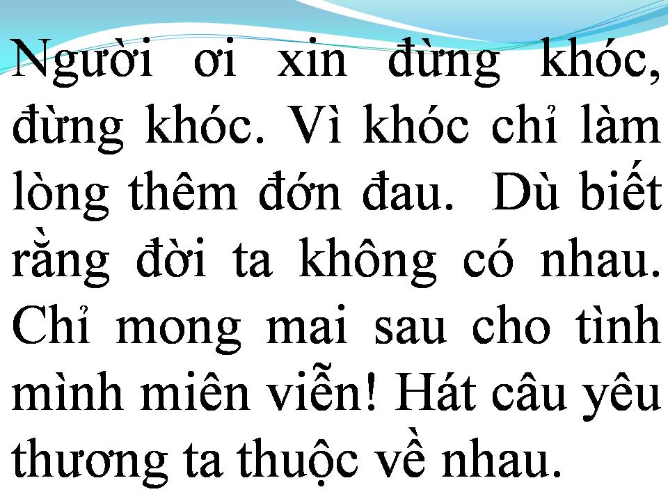 Lời bài hát NGÀY KHÔNG BÌNH YÊN