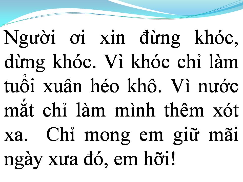 Lời bài hát NGÀY KHÔNG BÌNH YÊN