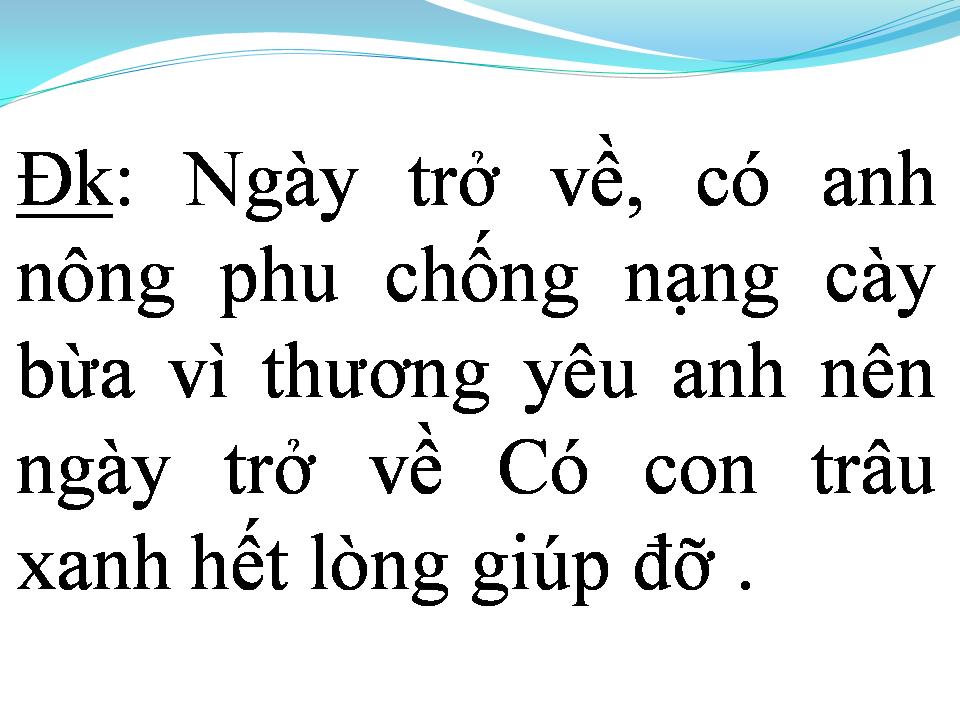 Lời bài hát NGÀY TRỞ VỀ
