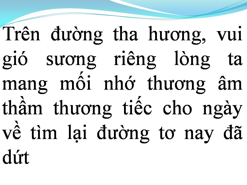 Lời bài hát NGÀY VỀ