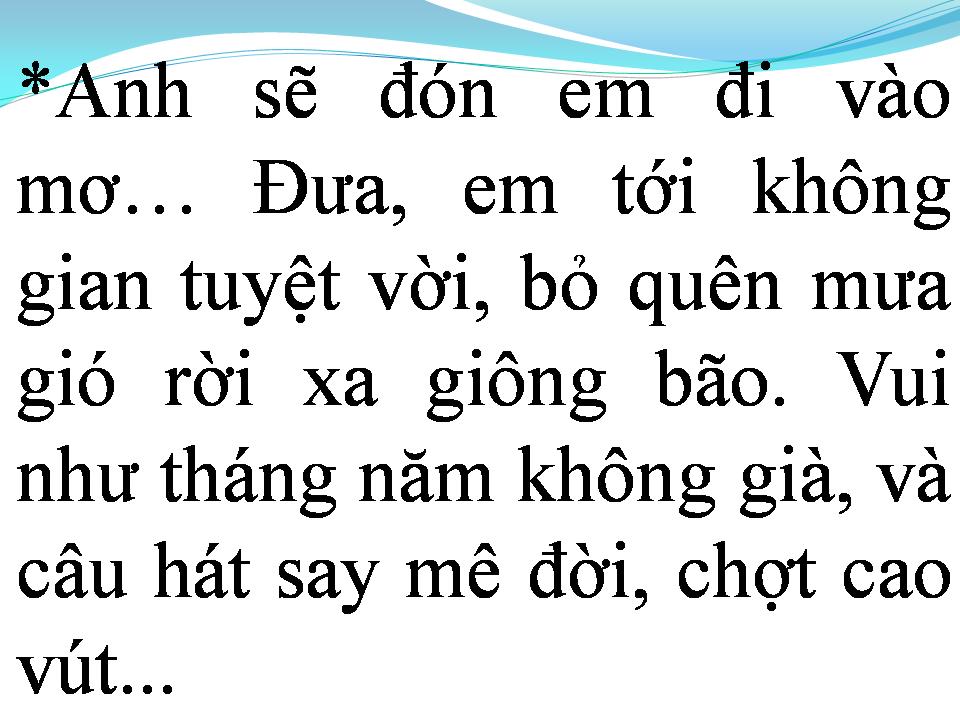 Lời bài hát NGÀY VUI QUA MAU