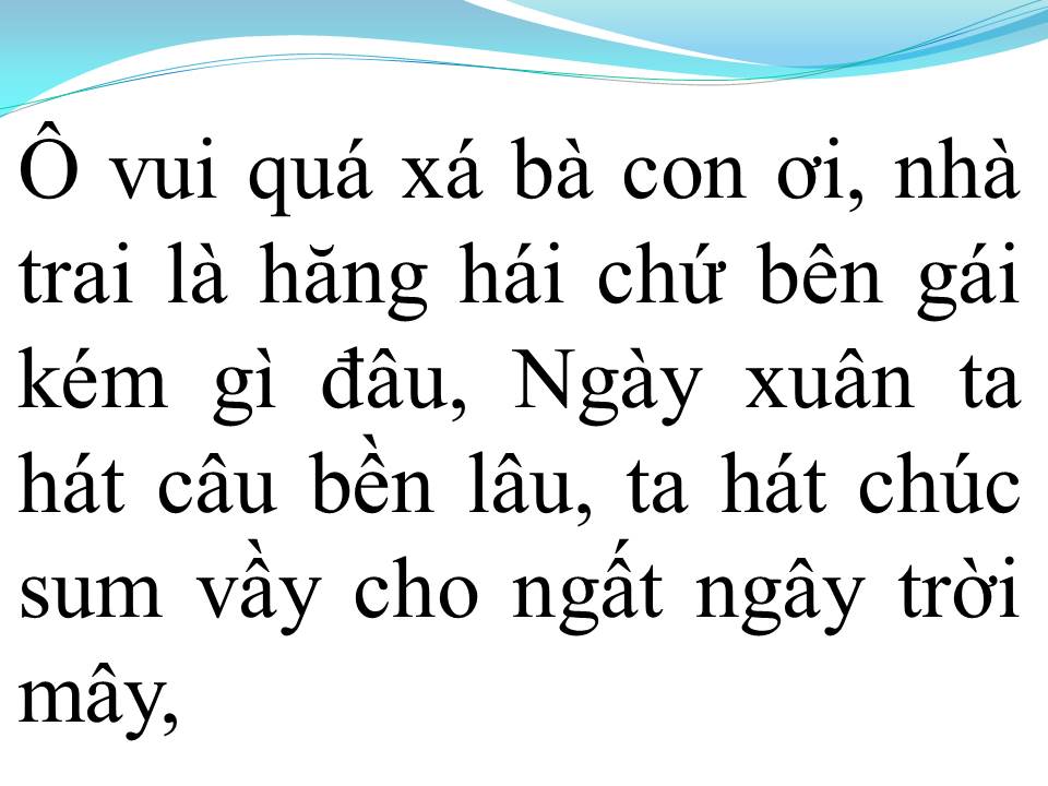 Lời bài hát NGÀY XUÂN VUI CƯỚI