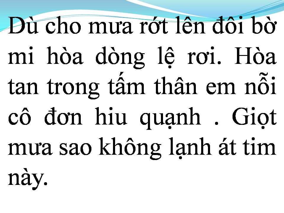 Lời bài hát NGÀY XƯA ANH HỠI