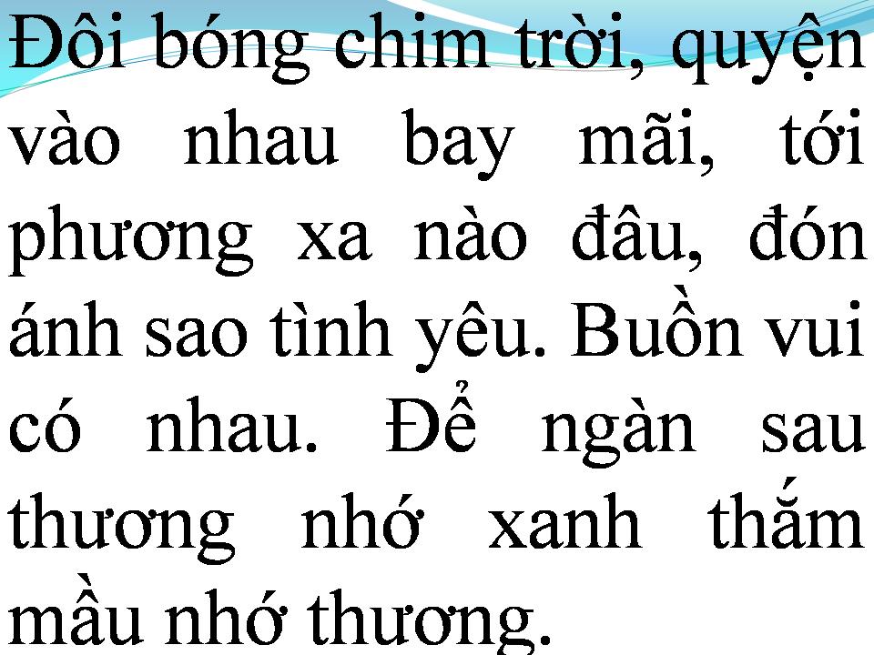 Lời bài hát NGÀY XƯA ANH NÓI