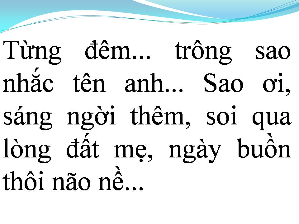 Lời bài hát NGÀY XƯA ANH NÓI